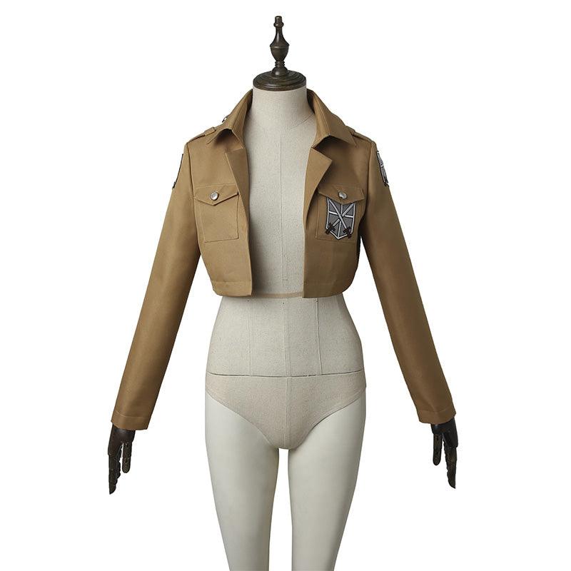 Attack on Titan Mikasa Ackerman Training Corps Uniform Set Cosplay Costume