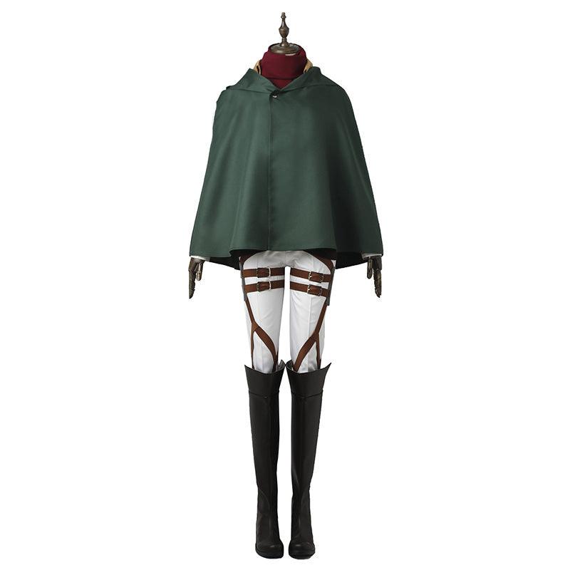Attack on Titan Mikasa Ackerman Training Corps Uniform Set Cosplay Costume
