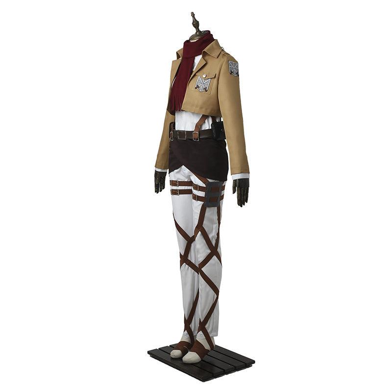 Attack on Titan Mikasa Ackerman Training Corps Uniform Set Cosplay Costume
