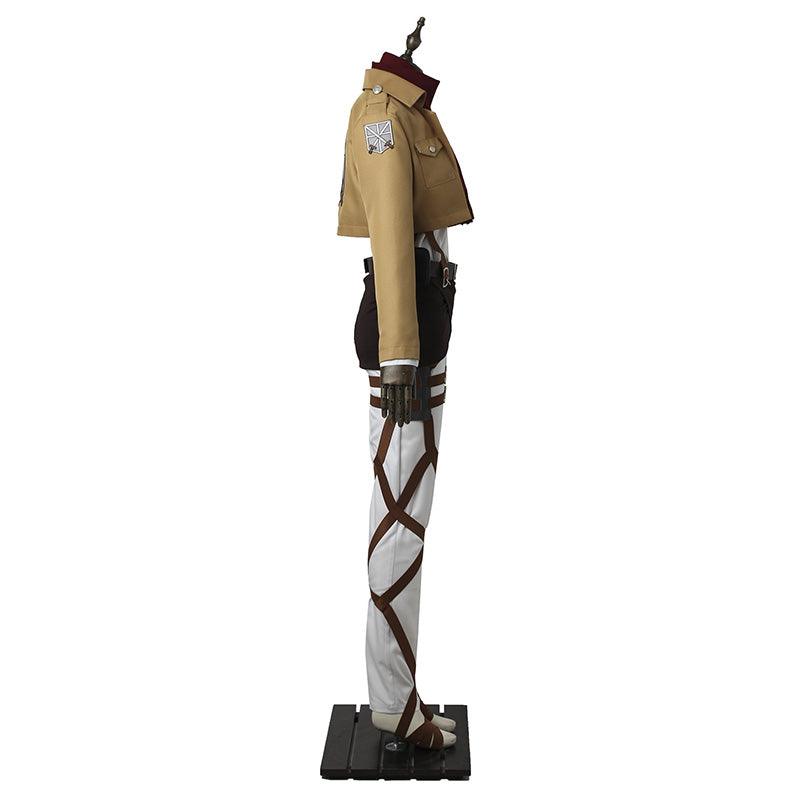 Attack on Titan Mikasa Ackerman Training Corps Uniform Set Cosplay Costume