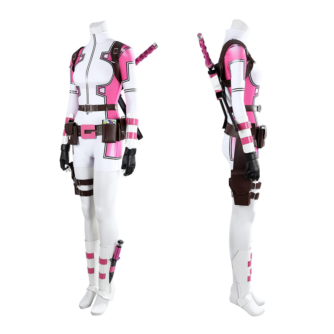 Fortnite Gwenpool Deadpool & Wolverine Female Suit Cosplay Costumes