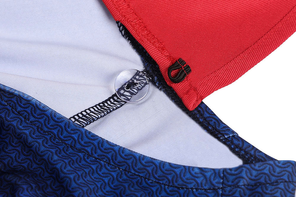 Superman and Lois Clark Kent Male Jumpsuit Cosplay Costumes