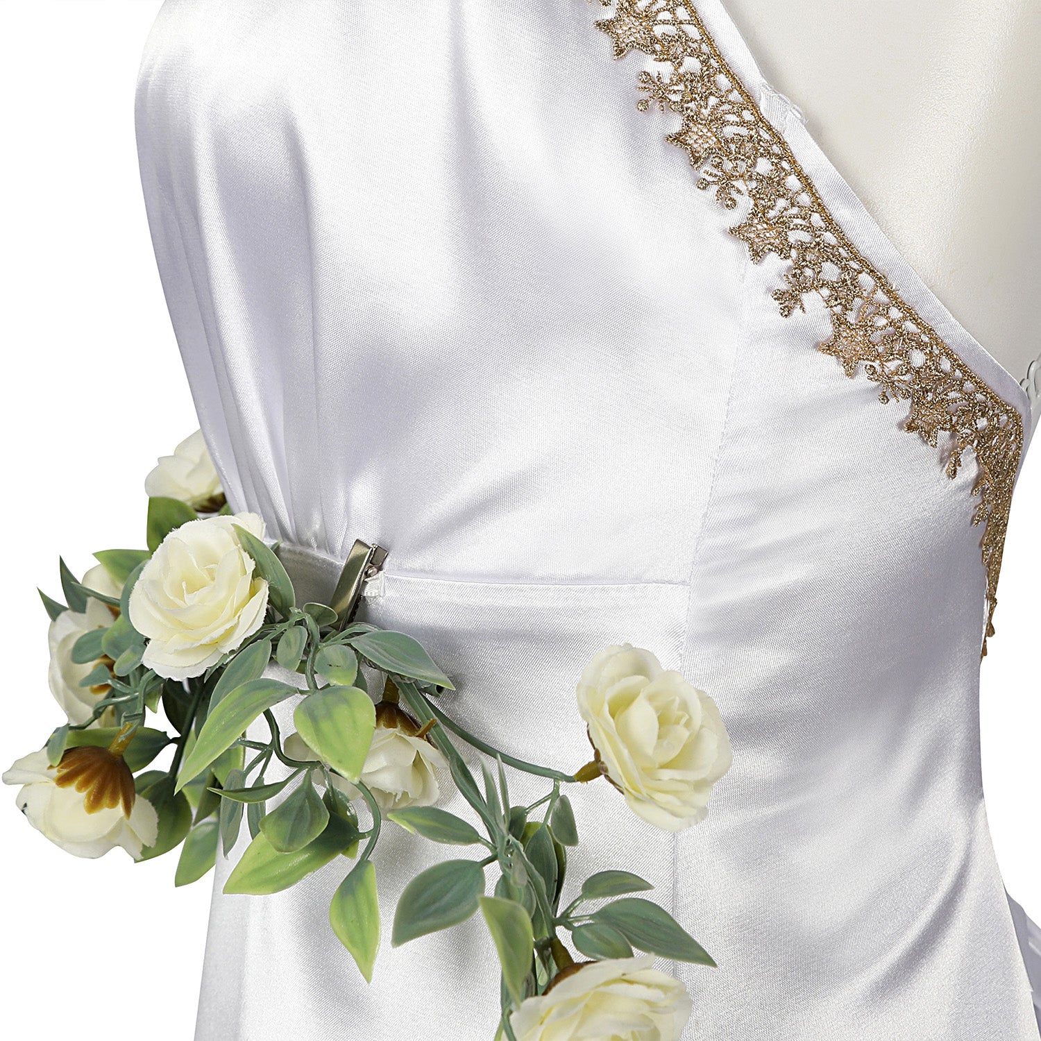 Final Fantasy VII Rebirth Aerith White Gown Female Cosplay Costumes