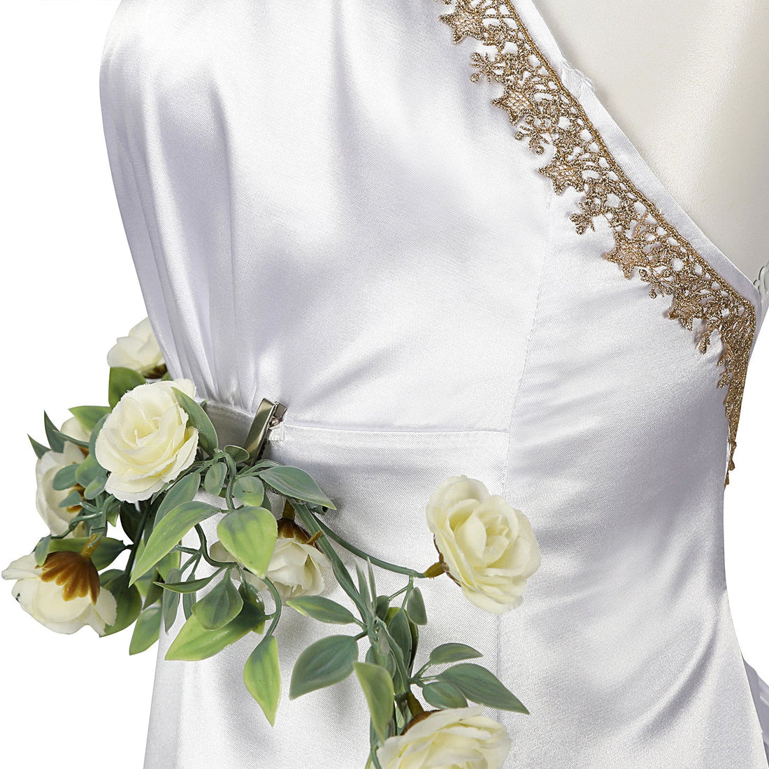 Final Fantasy VII Rebirth Aerith White Gown Female Cosplay Costumes