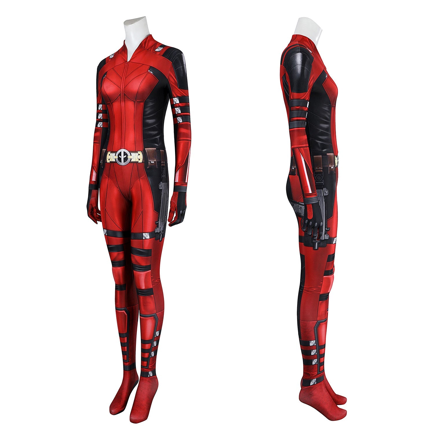 Marvel Deadpool 3 Lady Wade Wilson Jumpsuit Cosplay Costumes