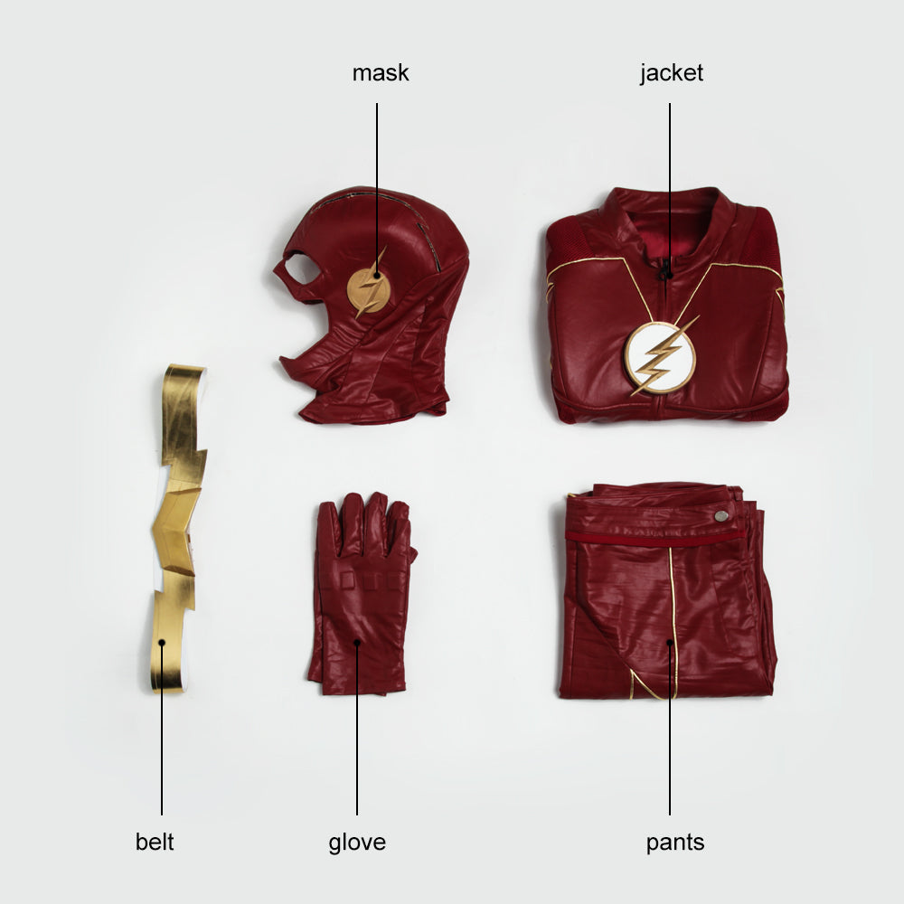 The Flash Season 4 Barry Allen Male Fullset Cosplay Costumes