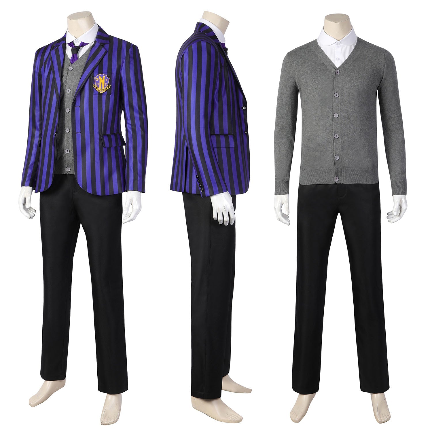 Wednesday 2 The Addams Family Eugene Otinger Nevermore Academy Uniform Costumes