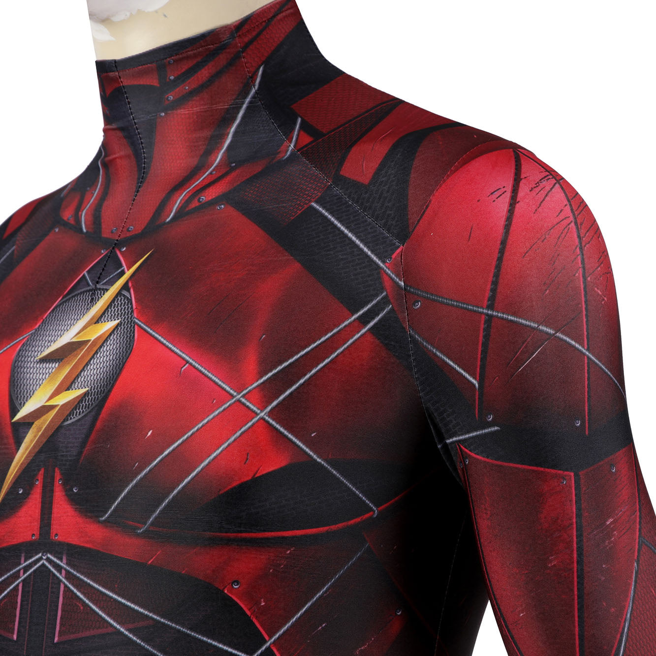 Justice League Barry Allen The Flash Jumpsuit with Mask Costumes