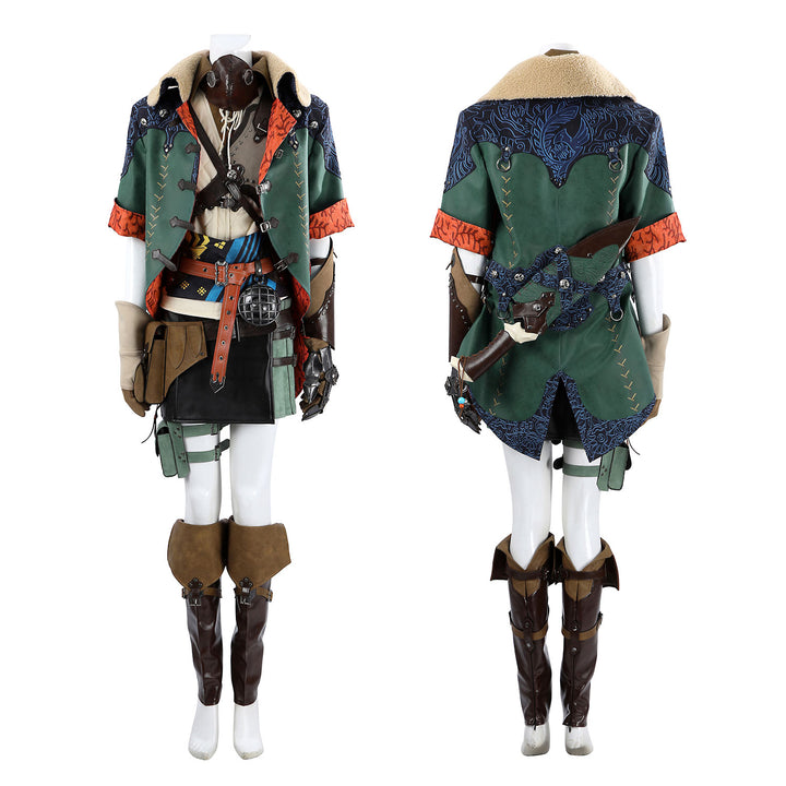 Monster Hunter Wilds Hope Armor Female Top Level Cosplay Costumes
