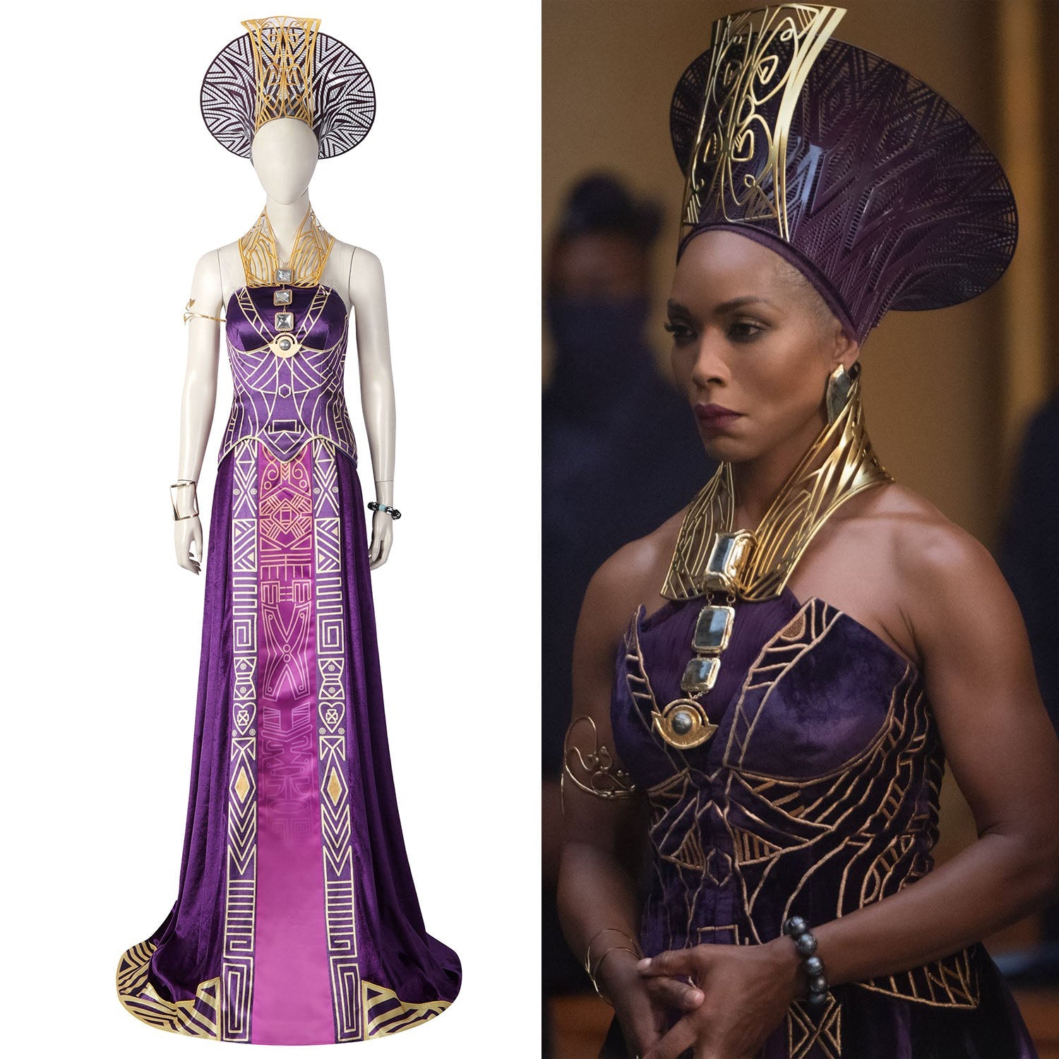 Black Panther 2 Wakanda Forever Queen Ramonda Top Cosplay Costumes