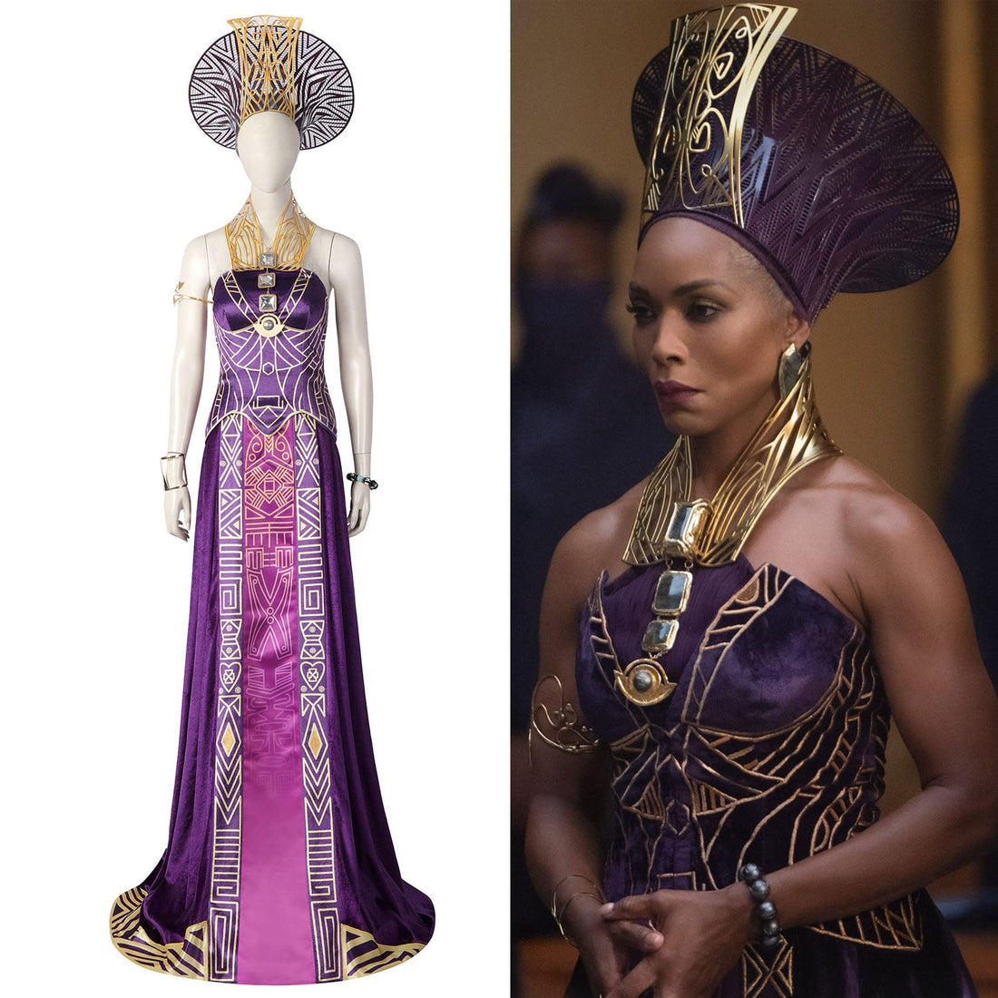 Black Panther 2 Wakanda Forever Queen Ramonda Top Cosplay Costumes