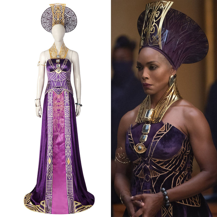 Black Panther 2 Wakanda Forever Queen Ramonda Top Cosplay Costumes