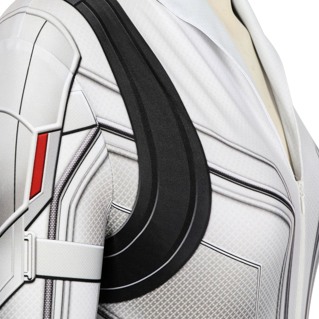 Black Widow Natasha Romanoff White Suit Jumpsuit Cosplay Costumes