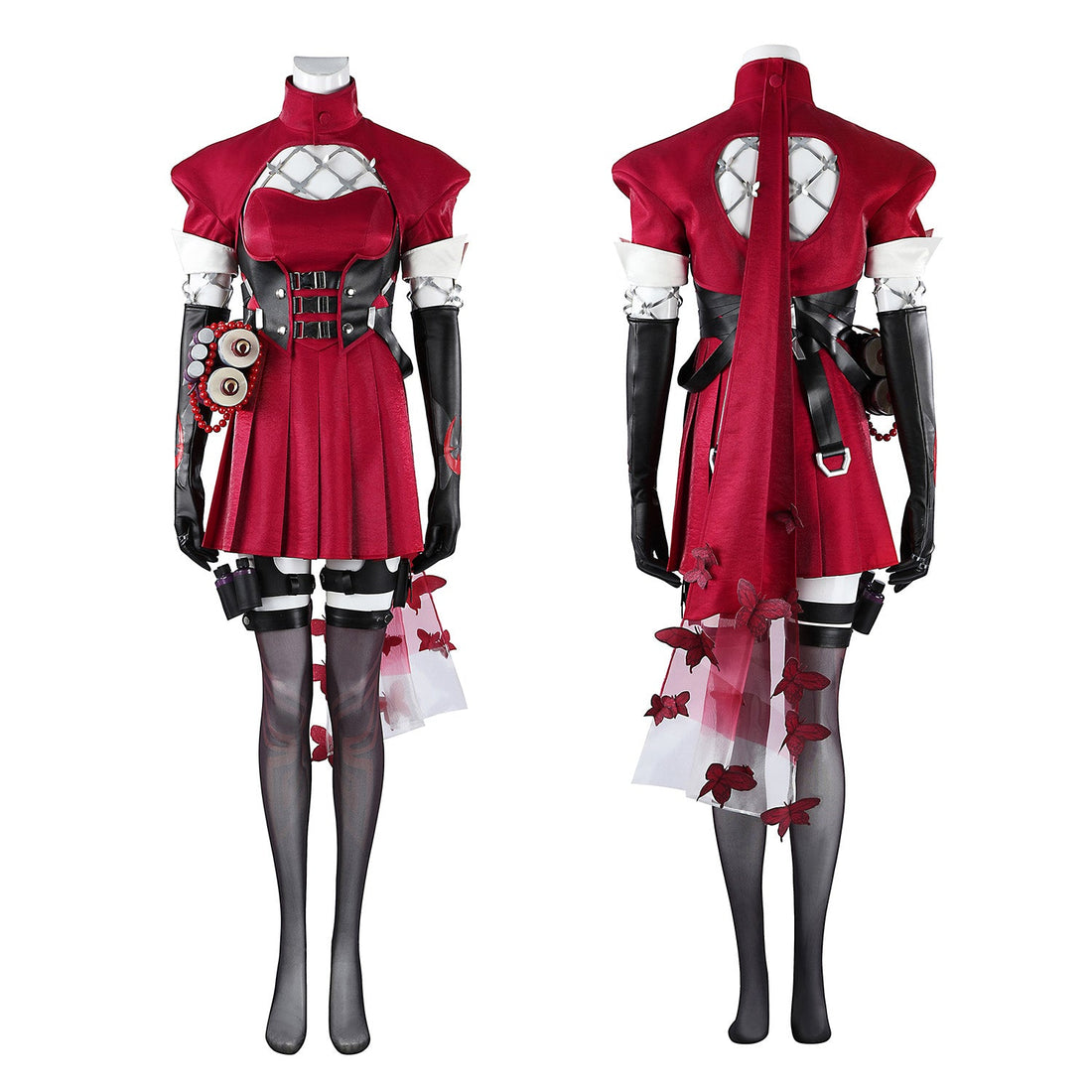 Marvel Rivals Psylocke Blood Kariudo Skin Full Set Cosplay Costumes