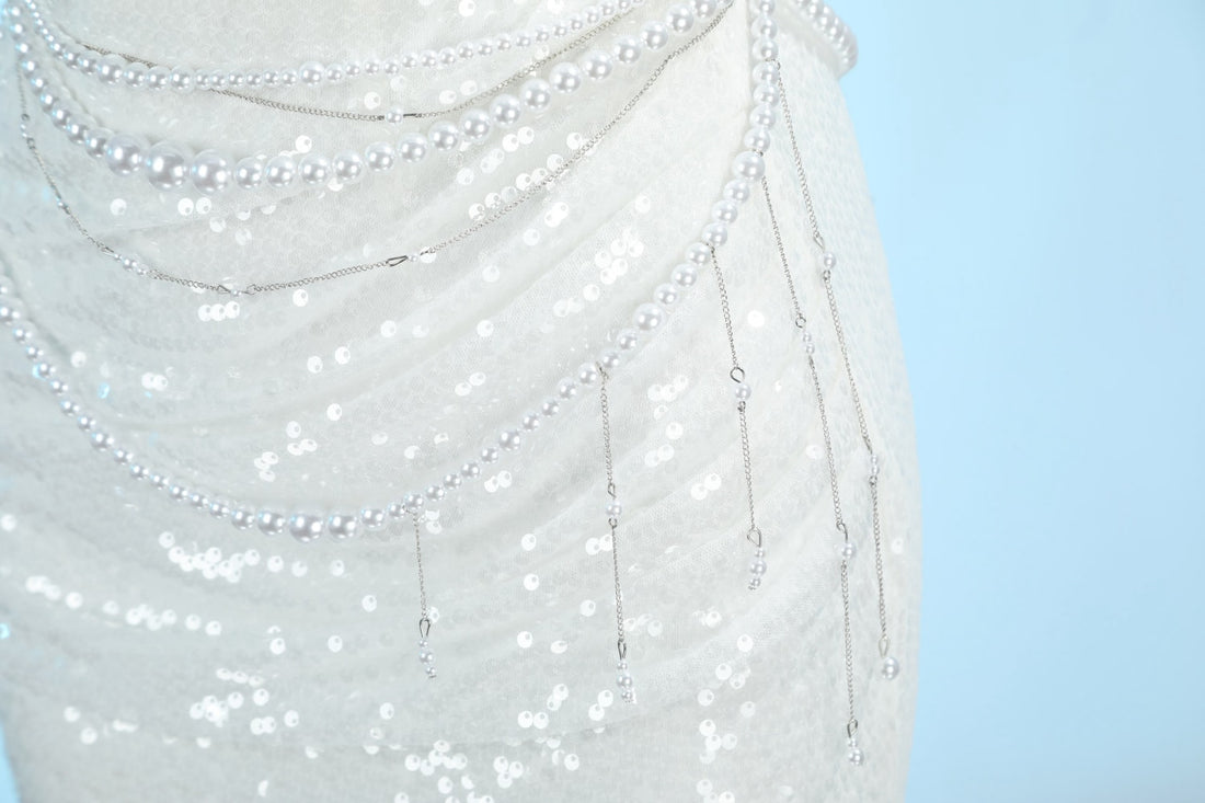 Pre-order Path to Nowhere L.L. Interlude White Dress Top Level Cosplay Costumes