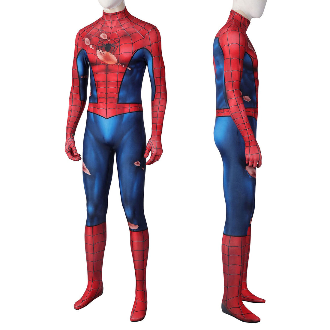 Marvel's Spider-Man PS5 Classic Suit Damaged Male Jumpsuit Costumes