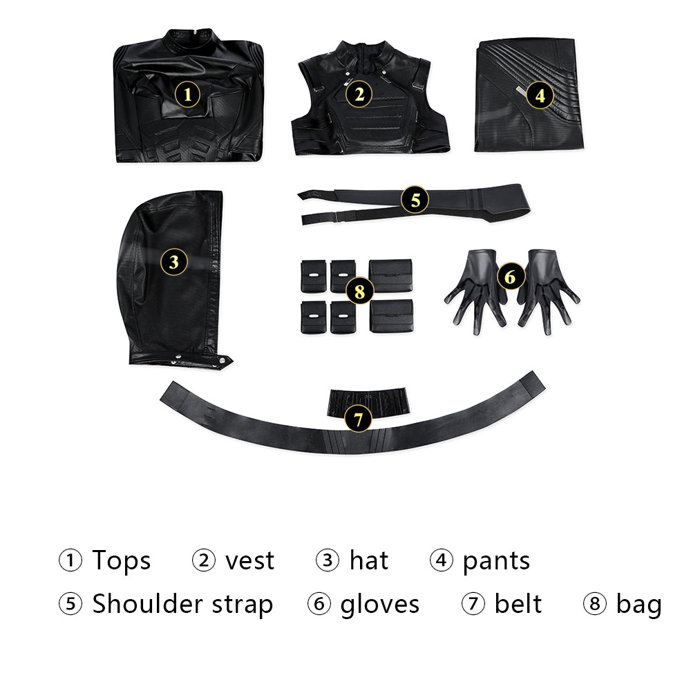 Thunderbolts Ghost Leather Full Set Top Level Cosplay Costumes