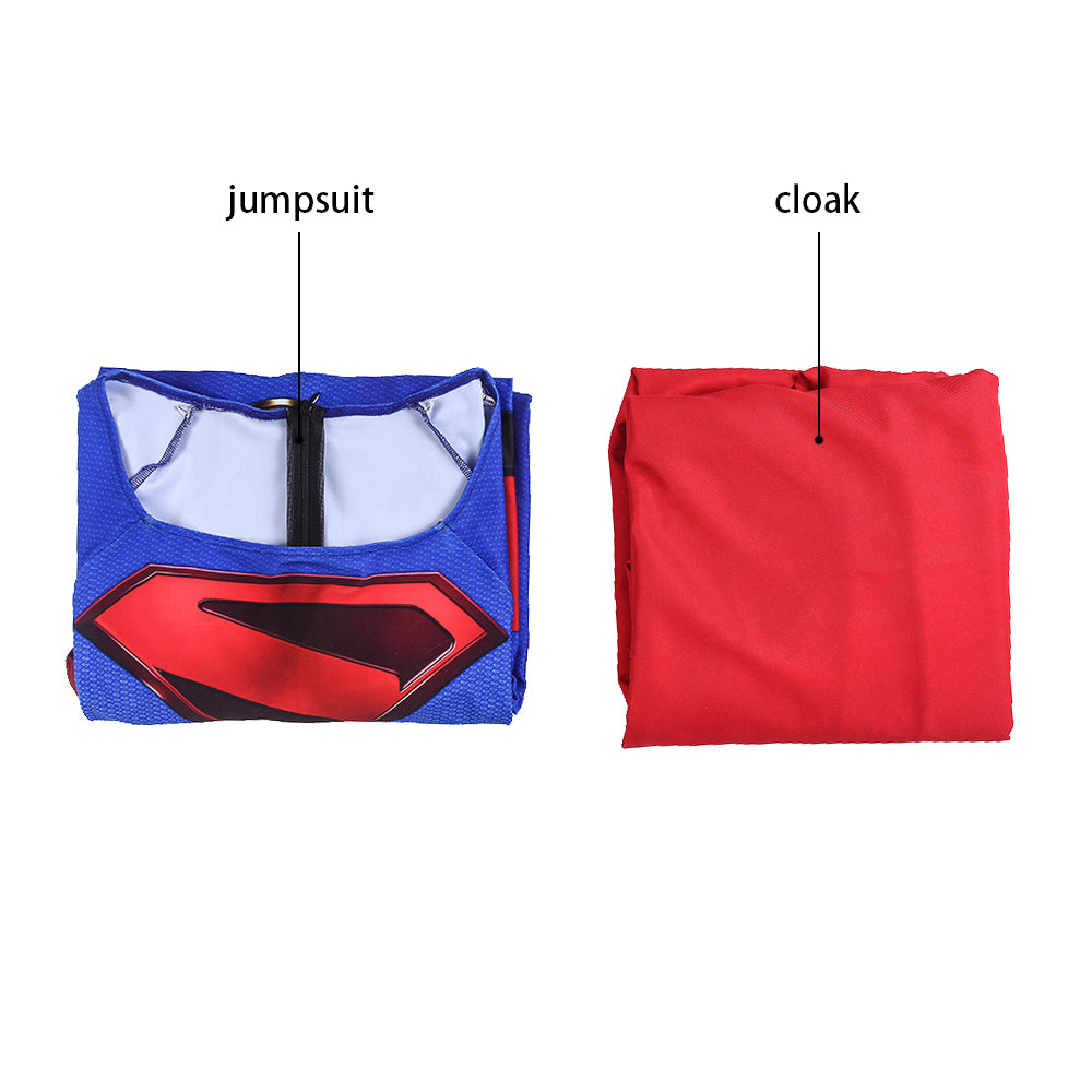 Crisis on Infinite Earths Superman Kal-El / Clark Kent Jumpsuit Costumes
