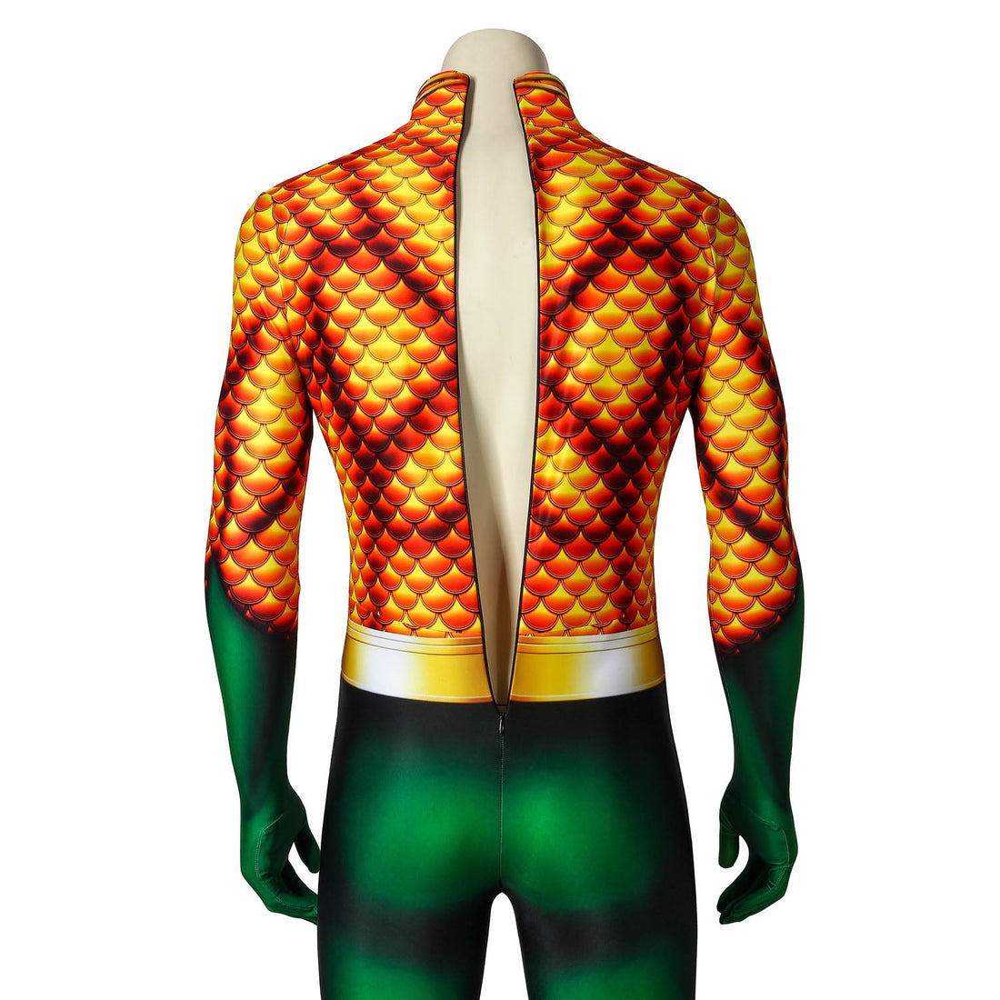 Aquaman Classic Version Arthur Curry Male Jumpsuit Cosplay Costumes
