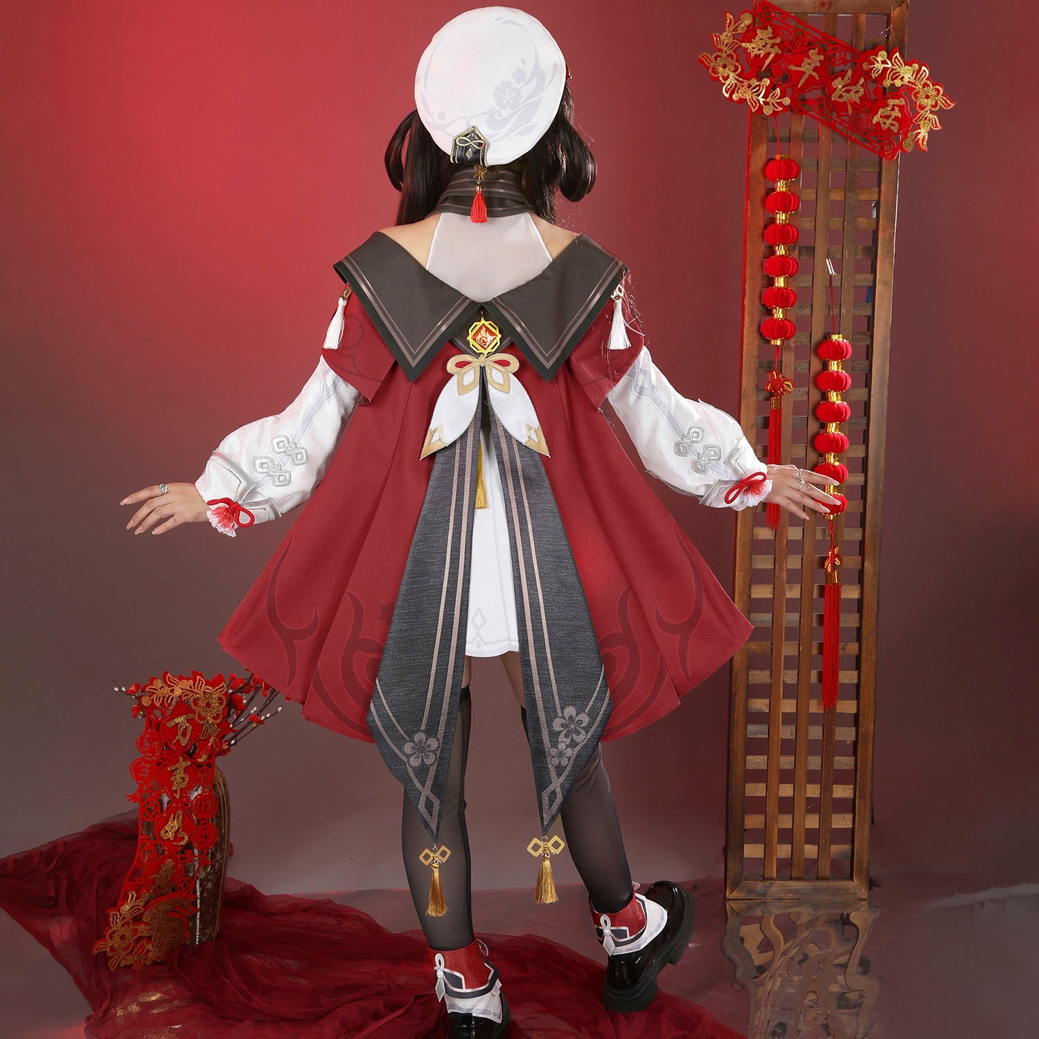 Game Genshin Impact Hu Tao Lantern Rite Suit Cosplay Costumes