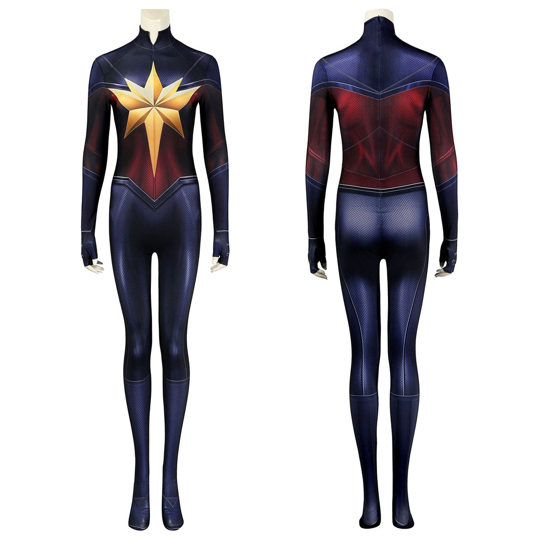The Marvels Captain Marvel 2 Carol Danvers Jumpsuit Costumes