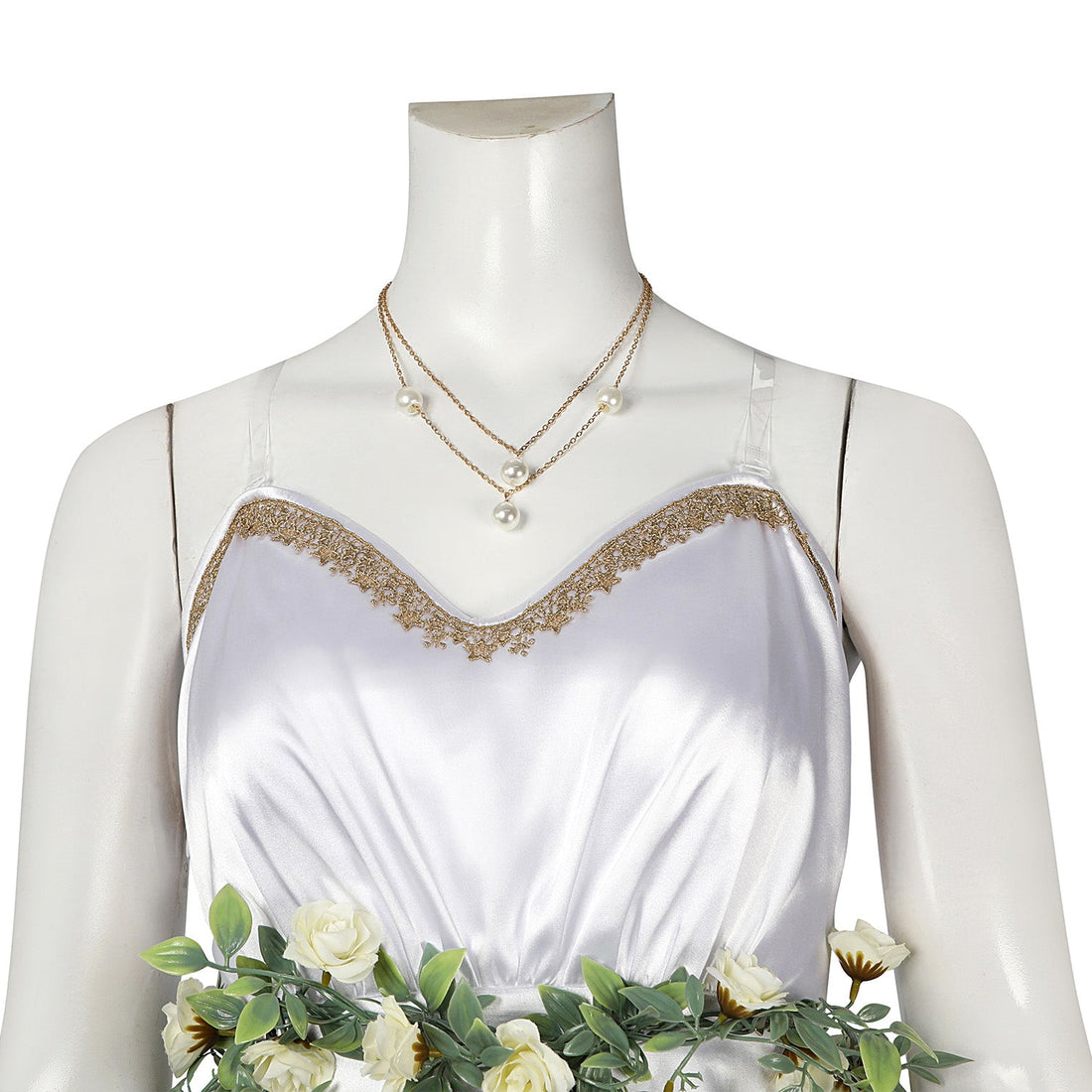 Final Fantasy VII Rebirth Aerith White Gown Female Cosplay Costumes