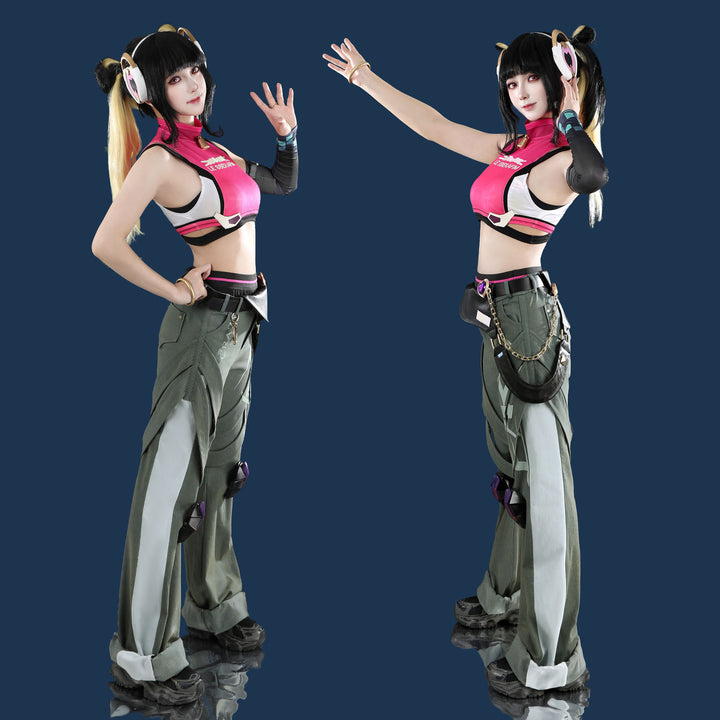 Overwatch 2 Juno X LE SSERAFIM FEARLESS Female Cosplay Costumes