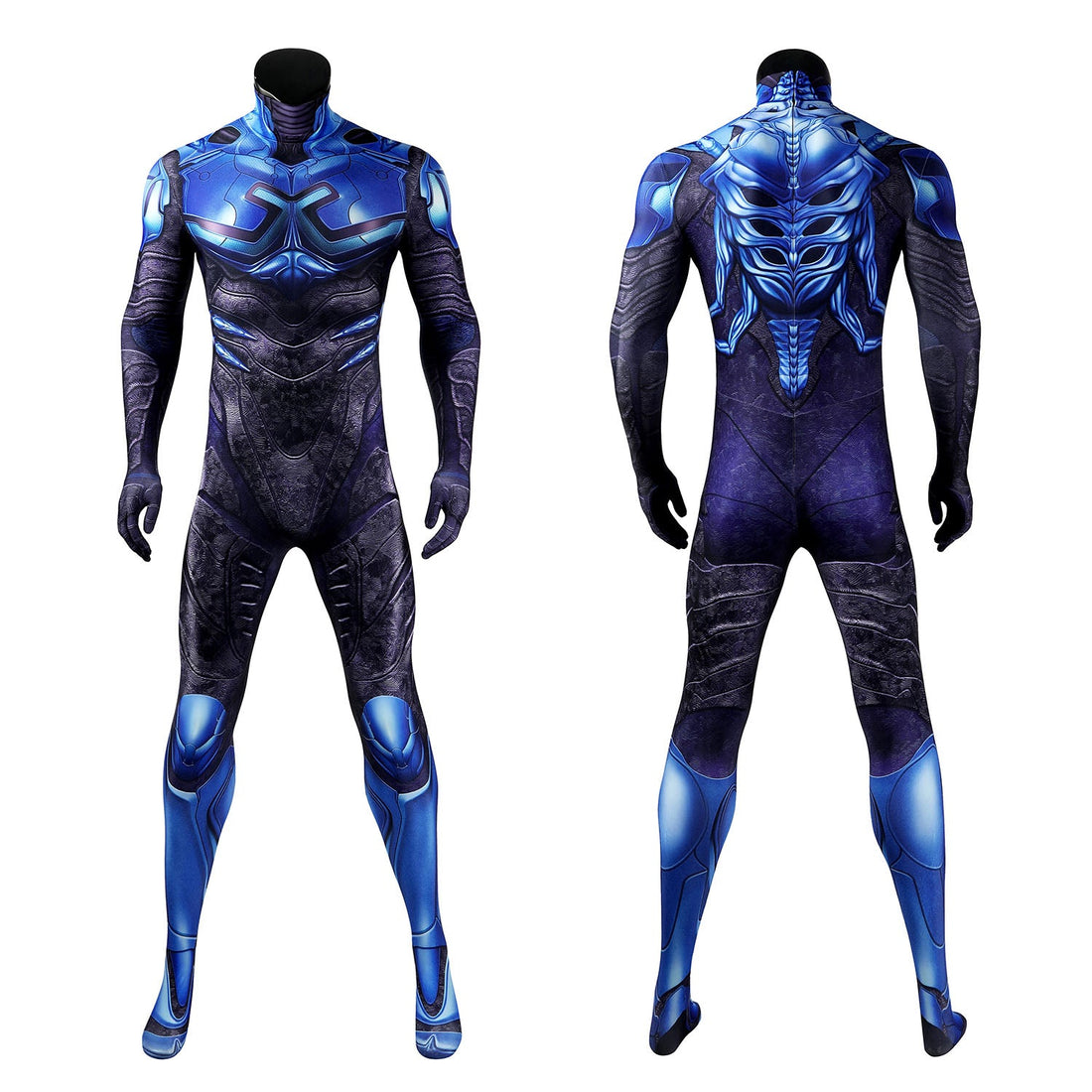 Blue Beetle Jaime Reyes Male Jumpsuit with Headgear Costumes
