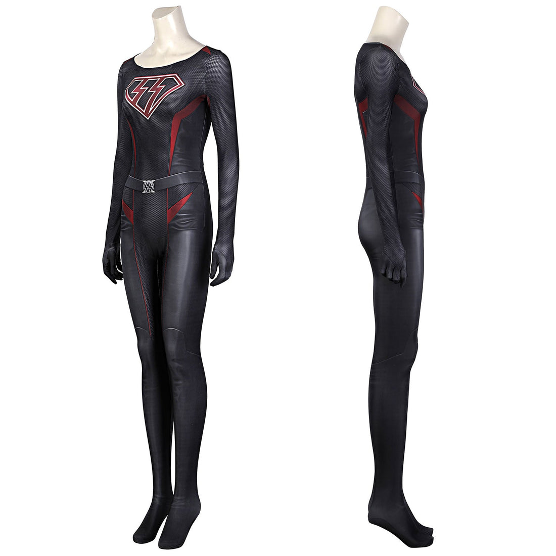 Overgirl Kara Zor-El Danvers Female Jumpsuit with Cloak Costumes