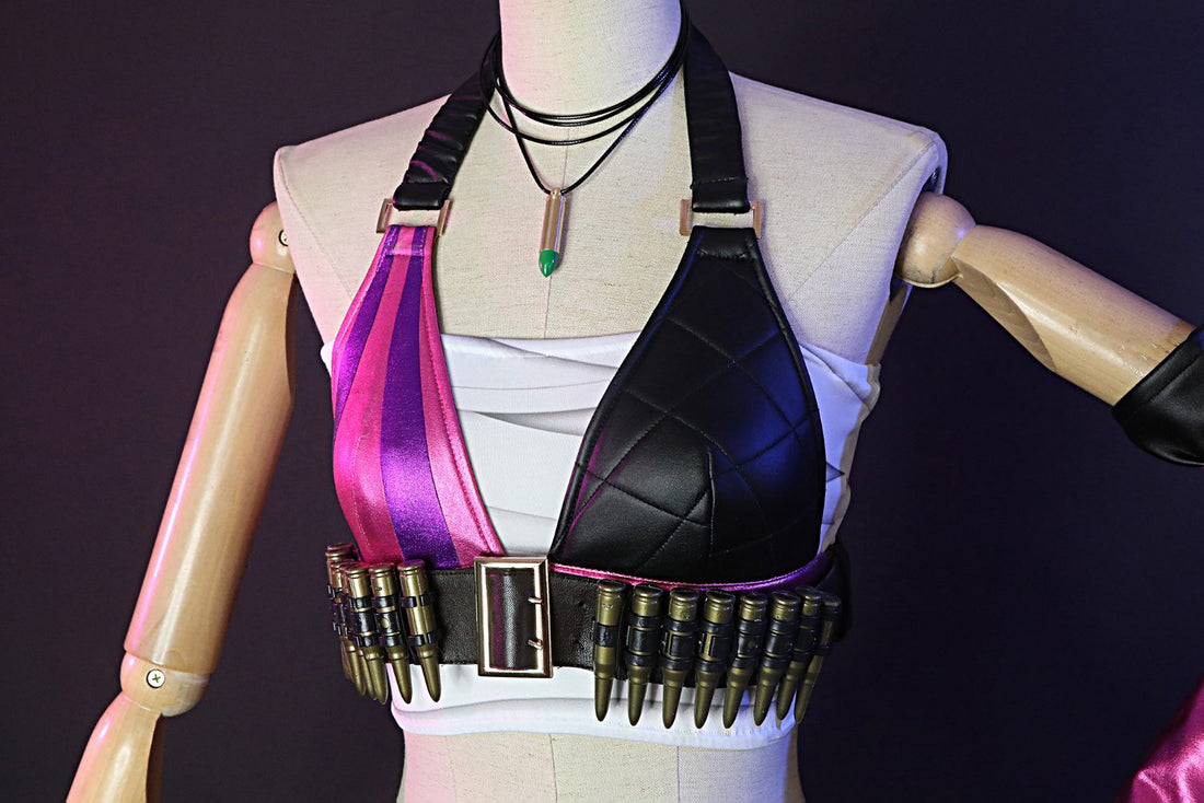 Game LOL Loose Cannon Jinx Top Level Cosplay Costumes