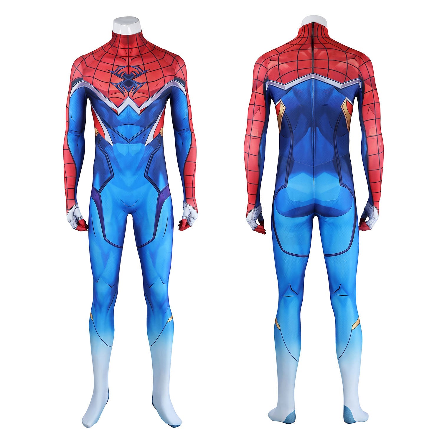 Marvel Rivals Spider punk 2099 Jumpsuit Full Set Cosplay Costumes