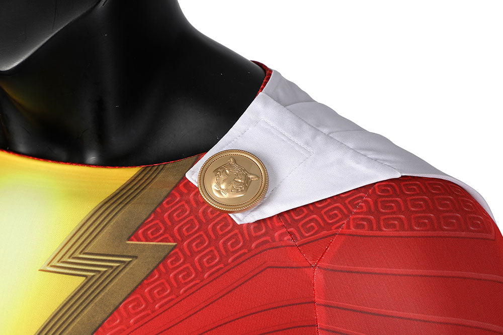Shazam! Fury of the Gods Billy Batson Male Jumpsuit Cosplay Costumes