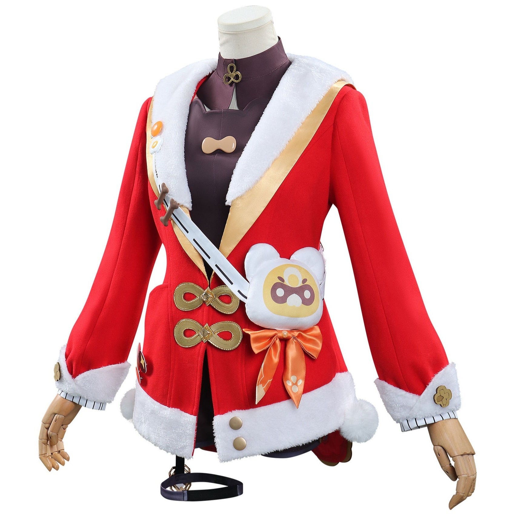 Genshin Impact Lantern Rite Xiangling Christmas Cosplay Costumes