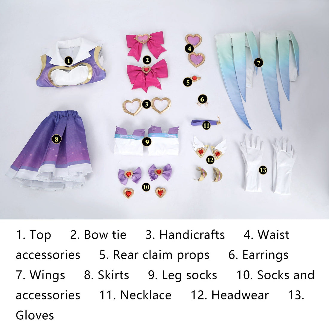 Overwatch 2 Magical Girl Kiriko Dress Full Set Cosplay Costumes