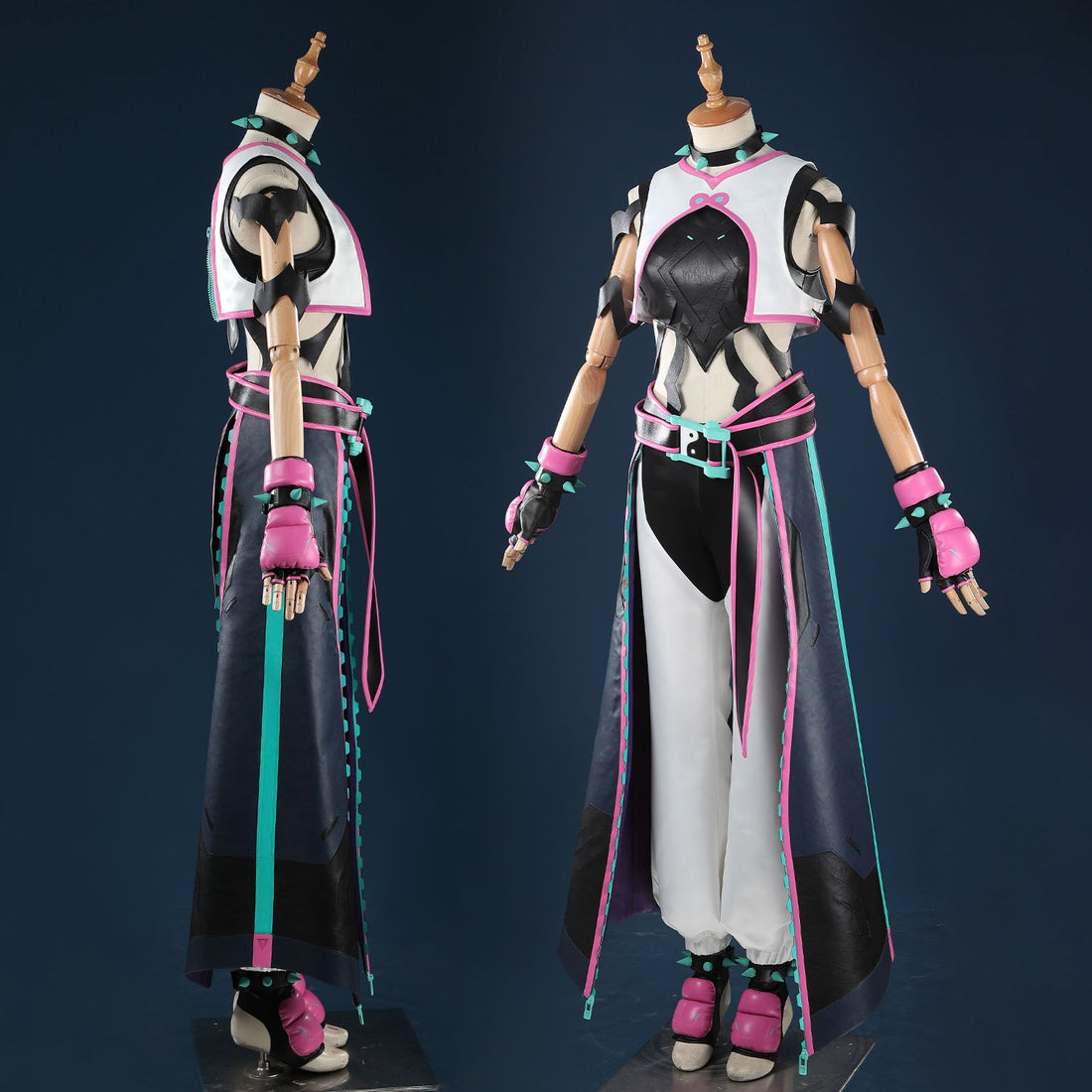 Overwatch 2 X Street Fighter 6 Juri Kiriko Cosplay Costumes