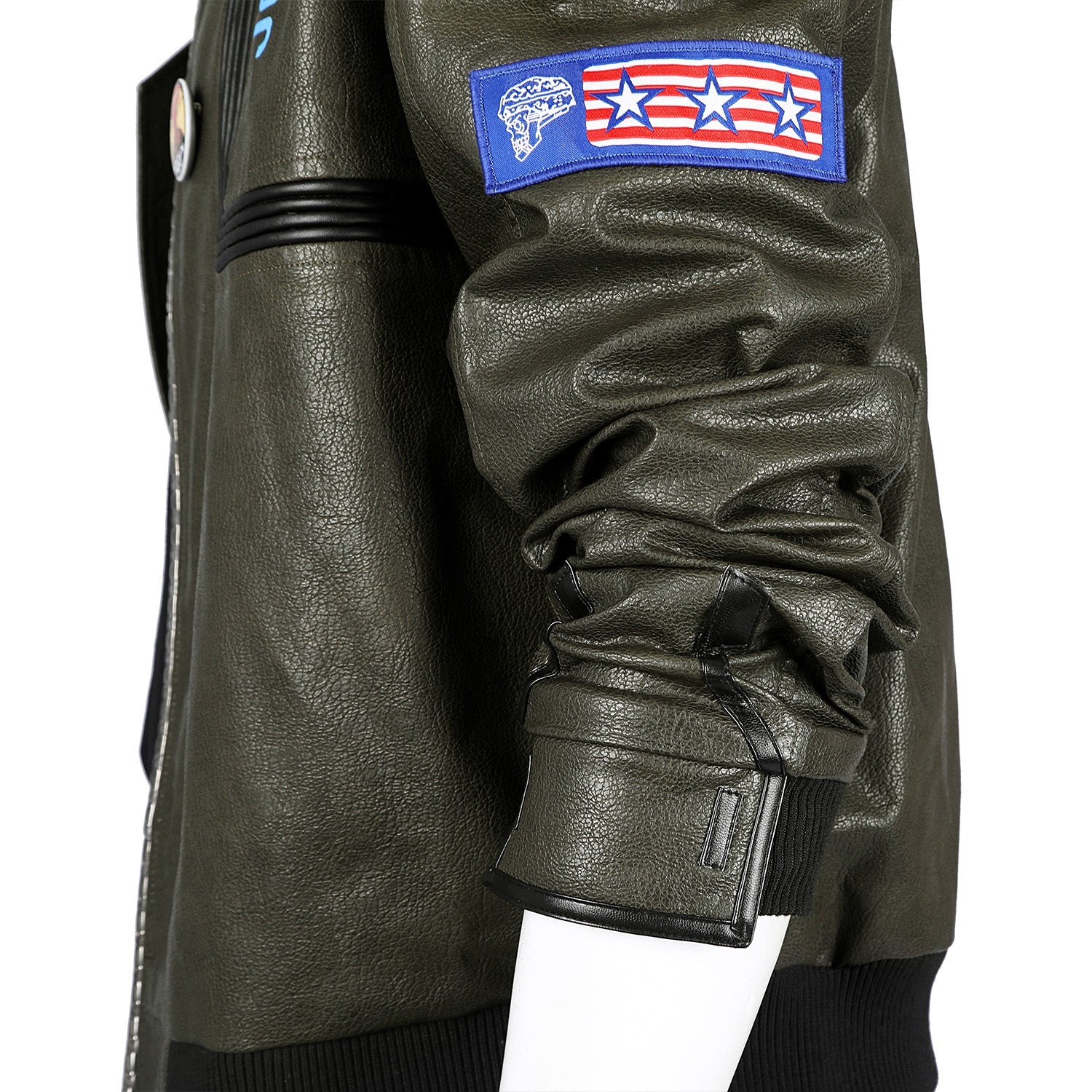 Cyberpunk 2077 V PU Leather Top Level Full Set Cosplay Costumes