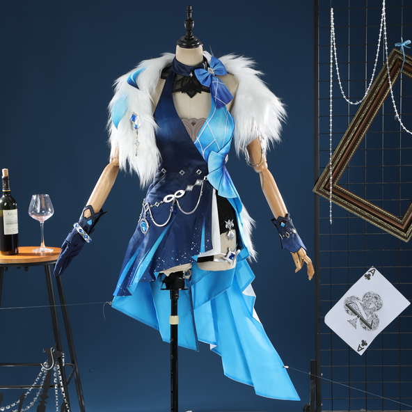 Pre-order Genshin Impact Yelan Tranquil Banquet Top Level Cosplay Costumes