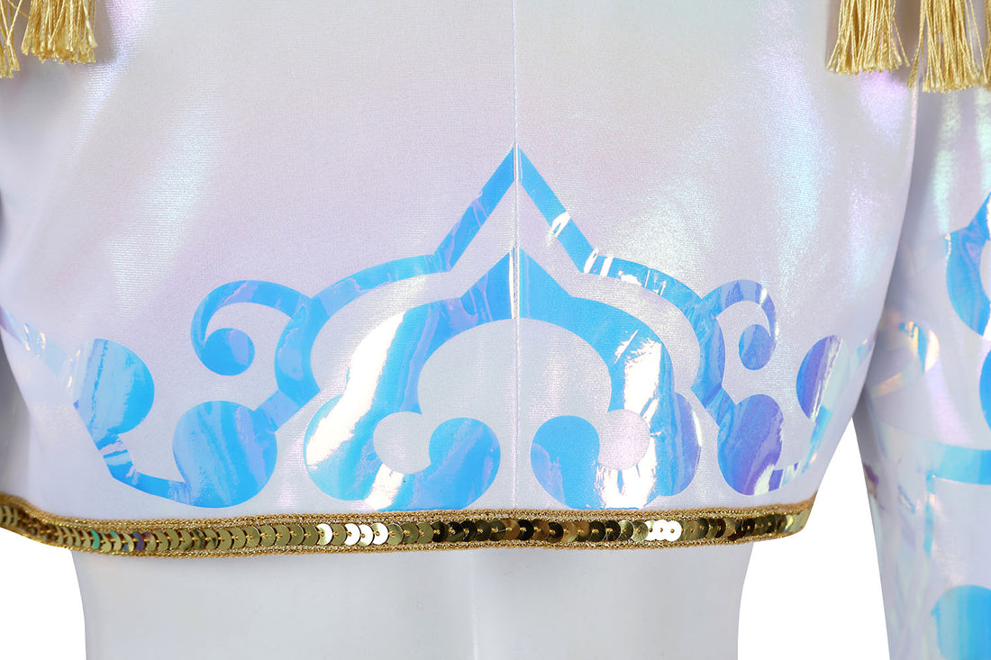 KPop Demon Hunters Mira White Stage Outfit Cosplay Costumes