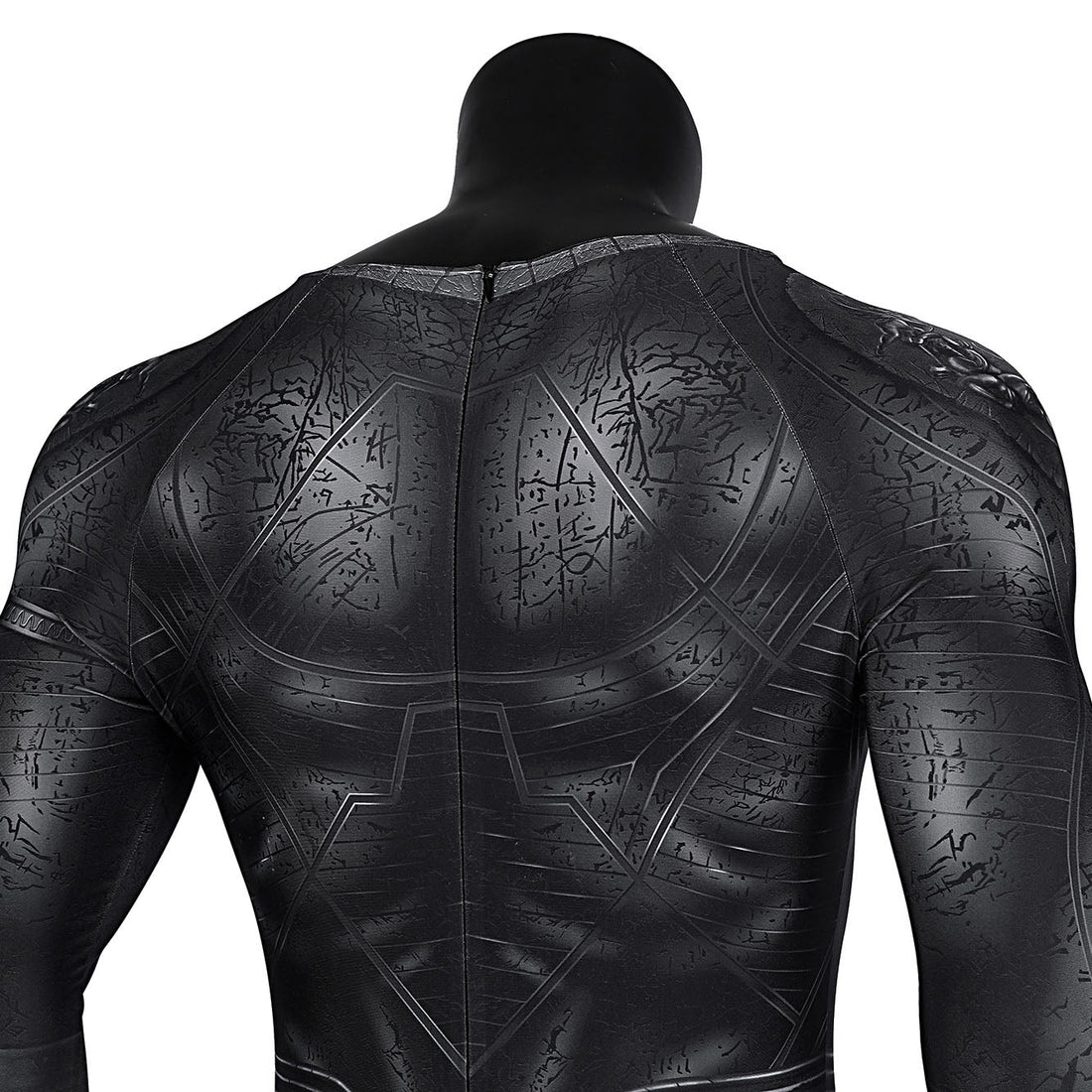 Comics Black Adam Male Jumpsuit with Hooded Cloak Costumes