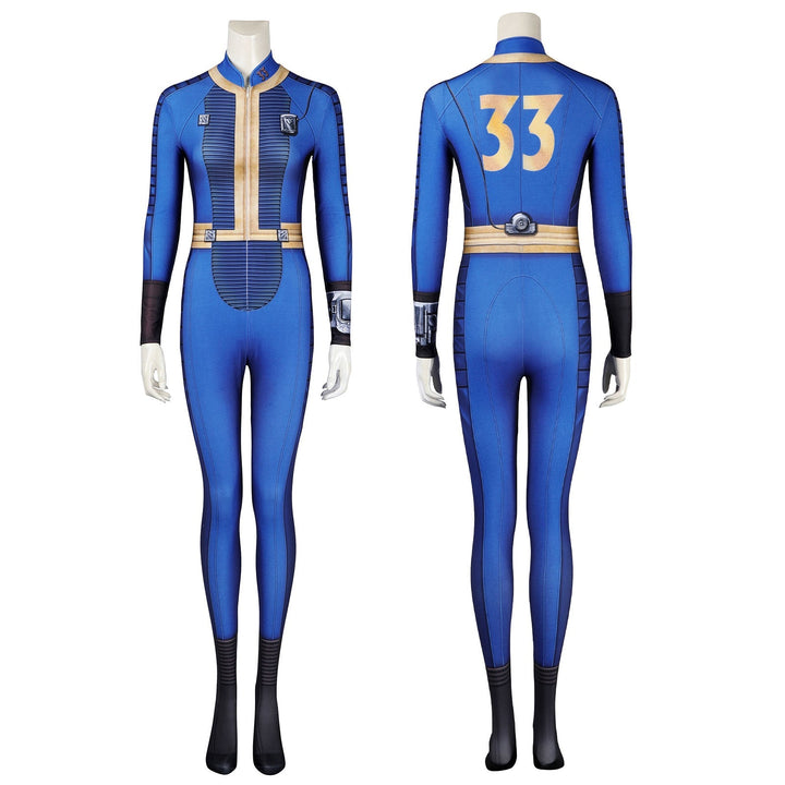 Fallout Vault No. 33 Season 1 Lucy Female Jumpsuit Costumes