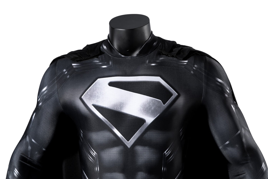 Superman Legacy Clark Kent Black Jumpsuit Cosplay Costumes