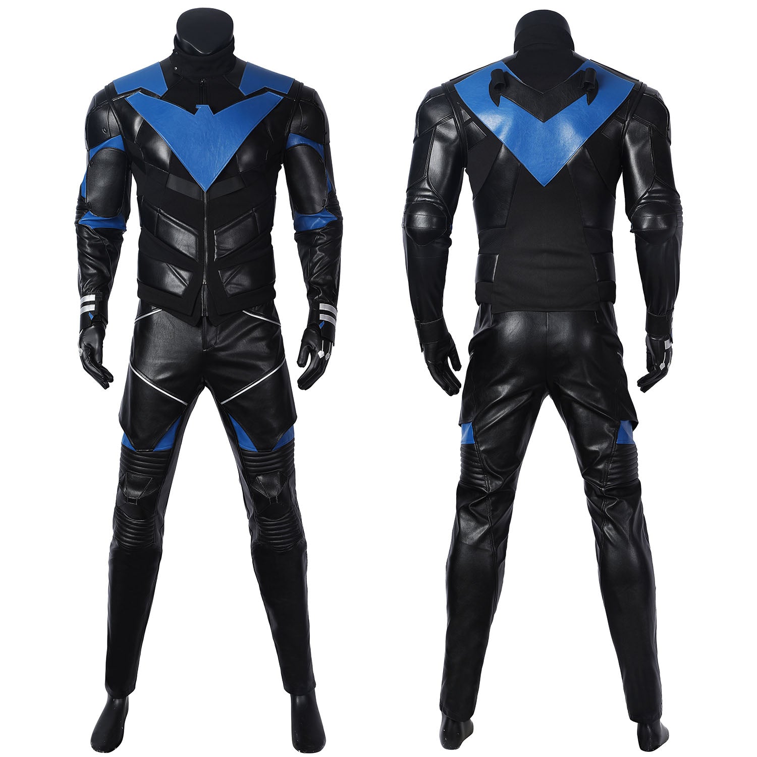 Batman Gotham Knight Nightwing Battle Suit Male Cosplay Costumes