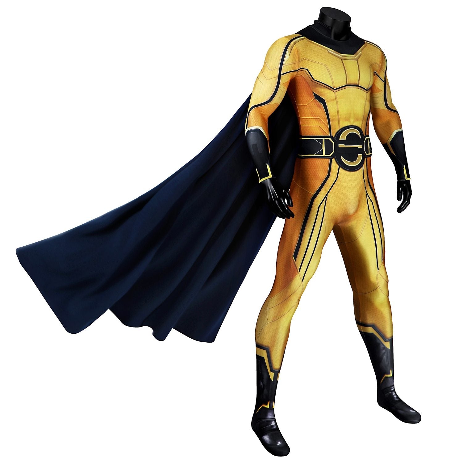 Thunderbolts Sentry Male Jumpsuit with Cloak Cosplay Costumes