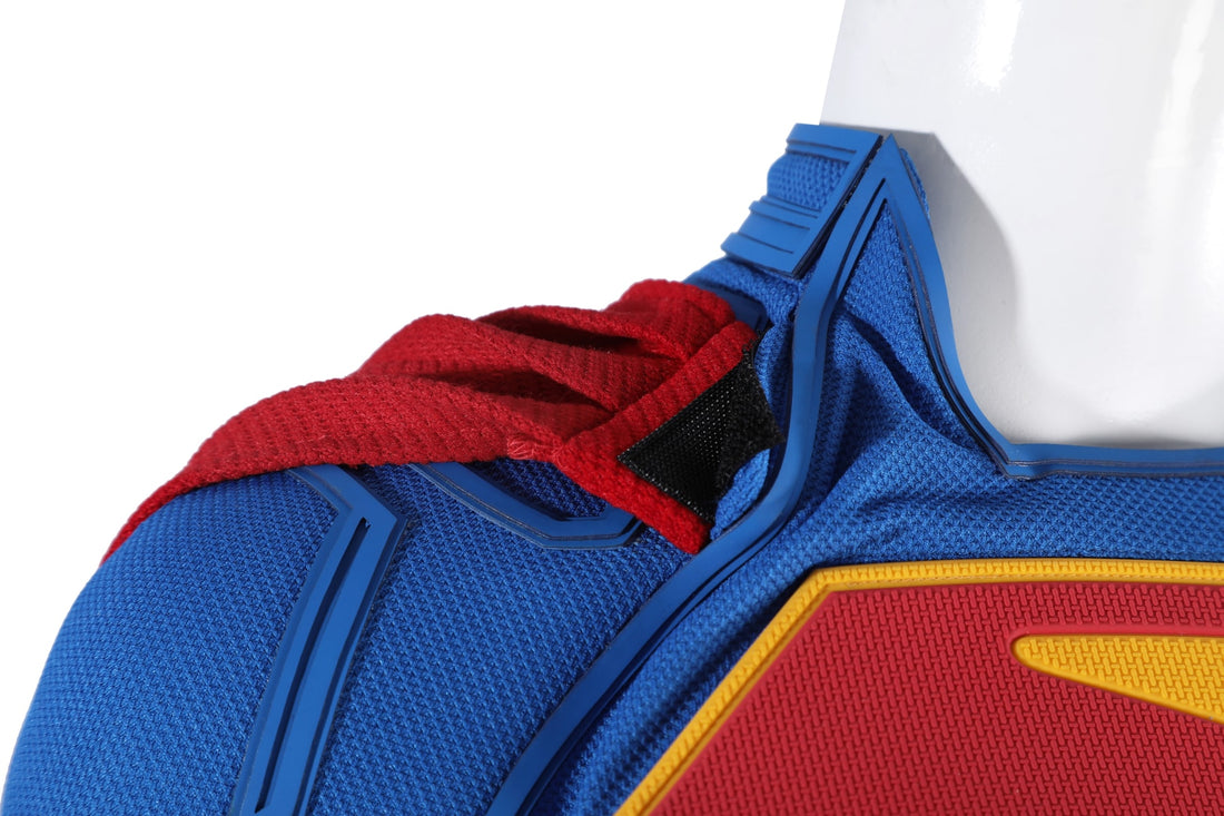 Comics Superhero Supergirl Superwoman Fullset with Coat Cosplay Costumes