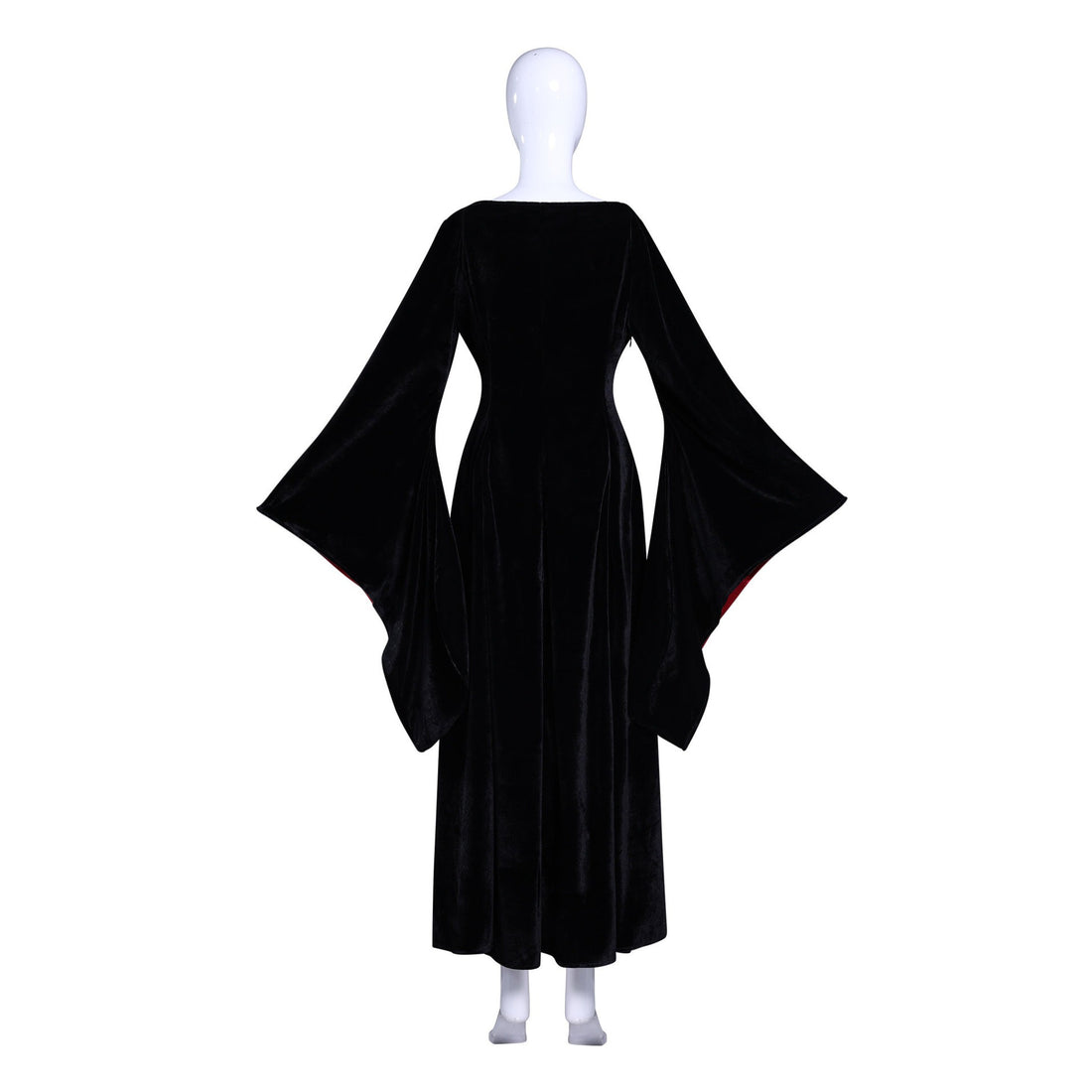 Wednesday 2 Mother Morticia Addams Black Dress Cosplay Costumes