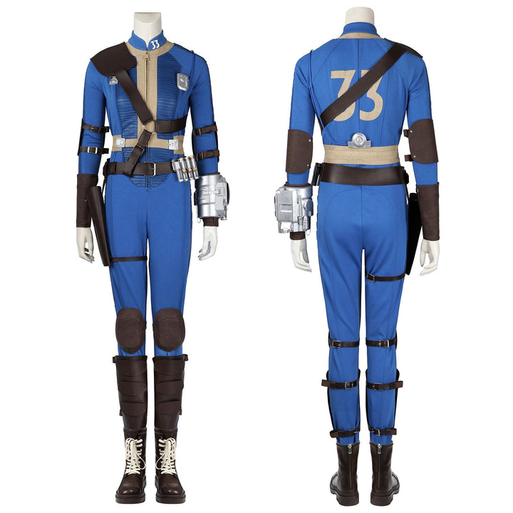 Fallout Vault Season 1 Lucy #33 Female Uniform Full Set Cosplay Costumes
