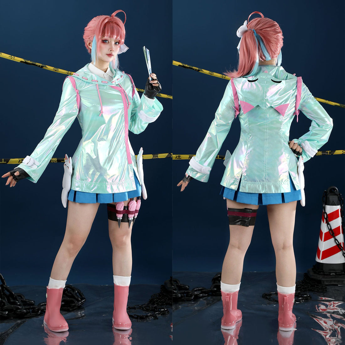 Overwatch 2 Magical Girl Kiriko Raincoat Full Set Cosplay Costumes