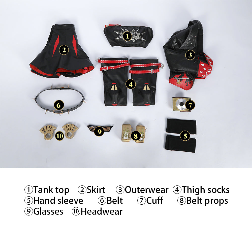 Game Zenless Zone Zero Burnice Whita Top Cosplay Costumes