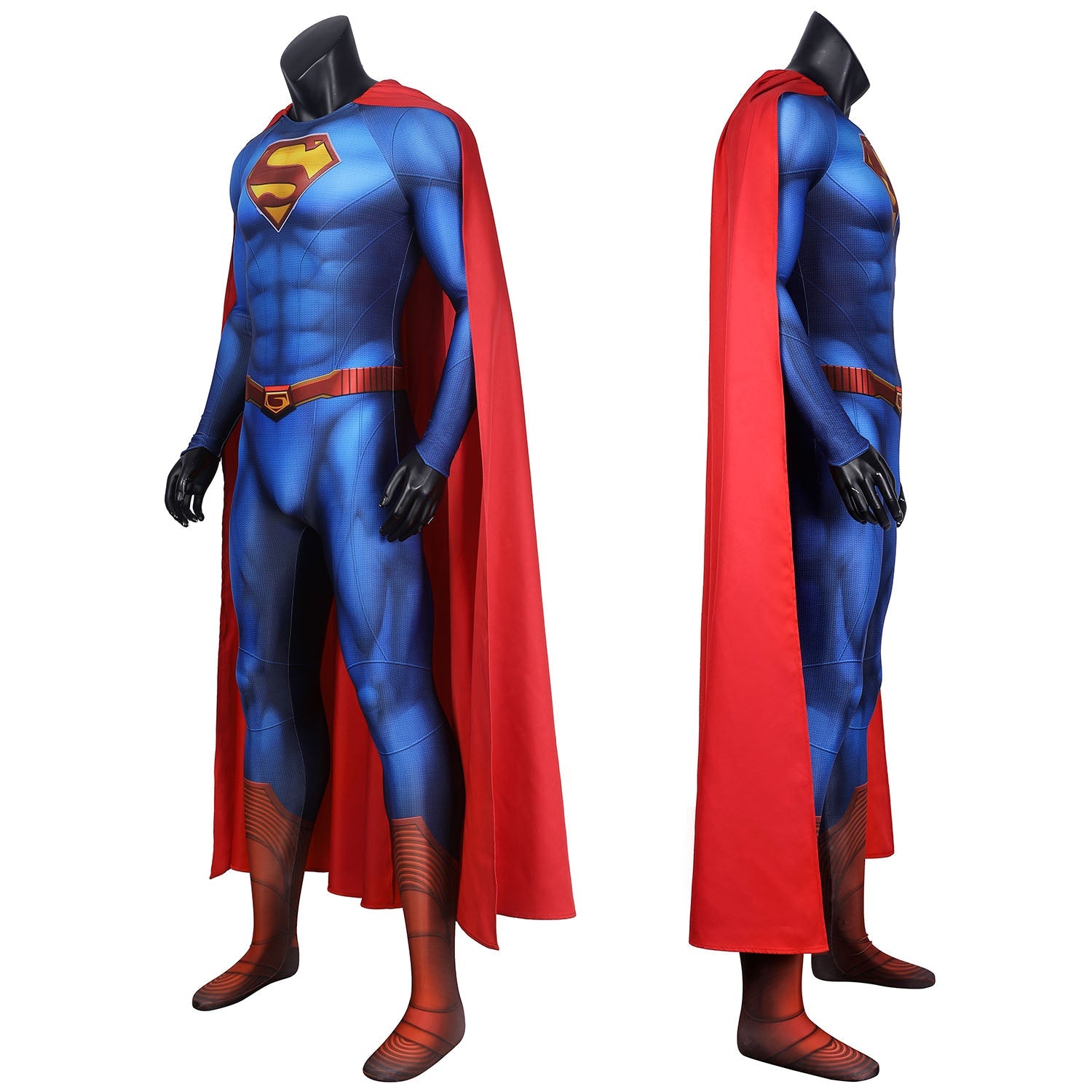 Superman and Lois Clark Kent Male Jumpsuit Cosplay Costumes