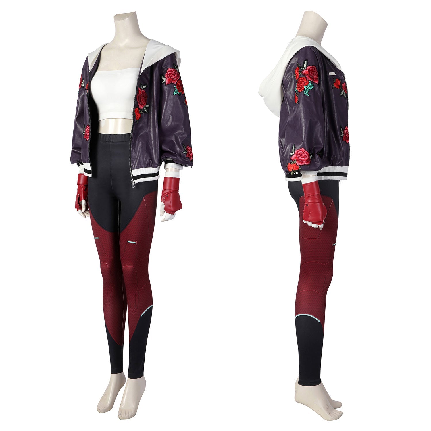 Overwatch 2 OW Kiriko Leather Outfit Female Cosplay Costumes